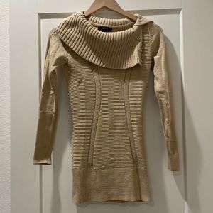 Macy’s Style&Co Gold Shawl Button Sweater XS